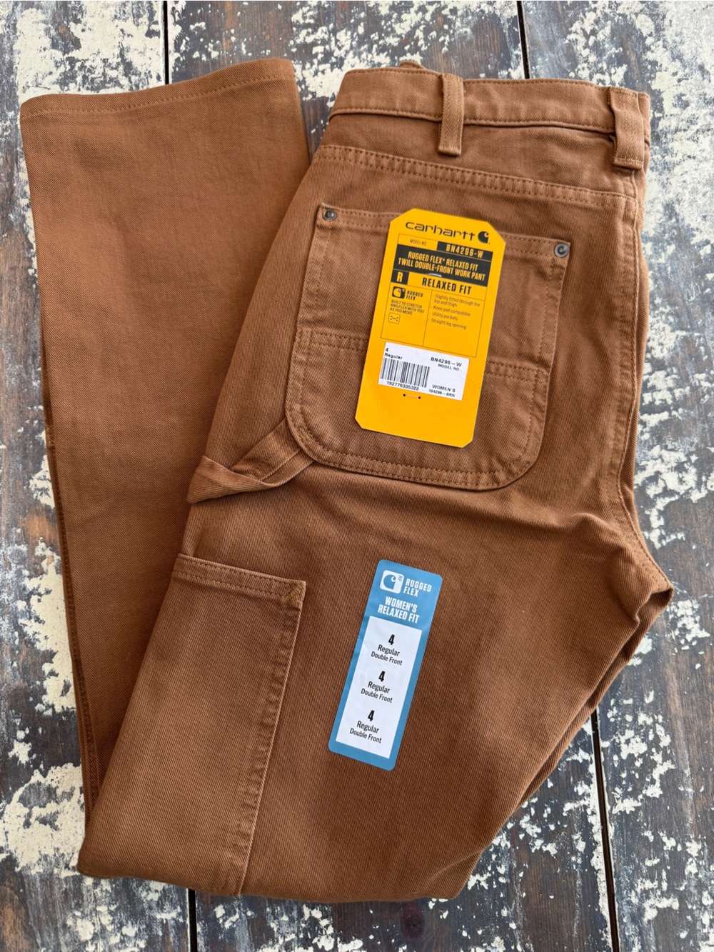 Carhartt Women’s Double Front  Relaxed Fit Jeans - Tan